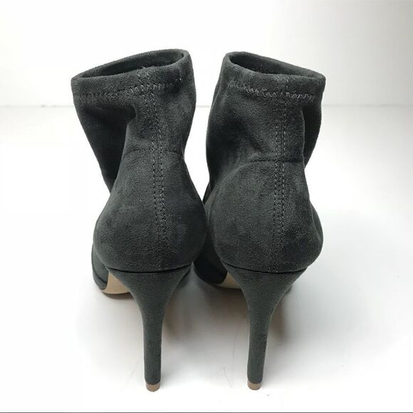 Joie Sz EU 38 Grey Suede Heels Bootie NEW - Picture 6 of 8